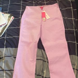 Lily Pulitzer summer pants side zipper new with tags